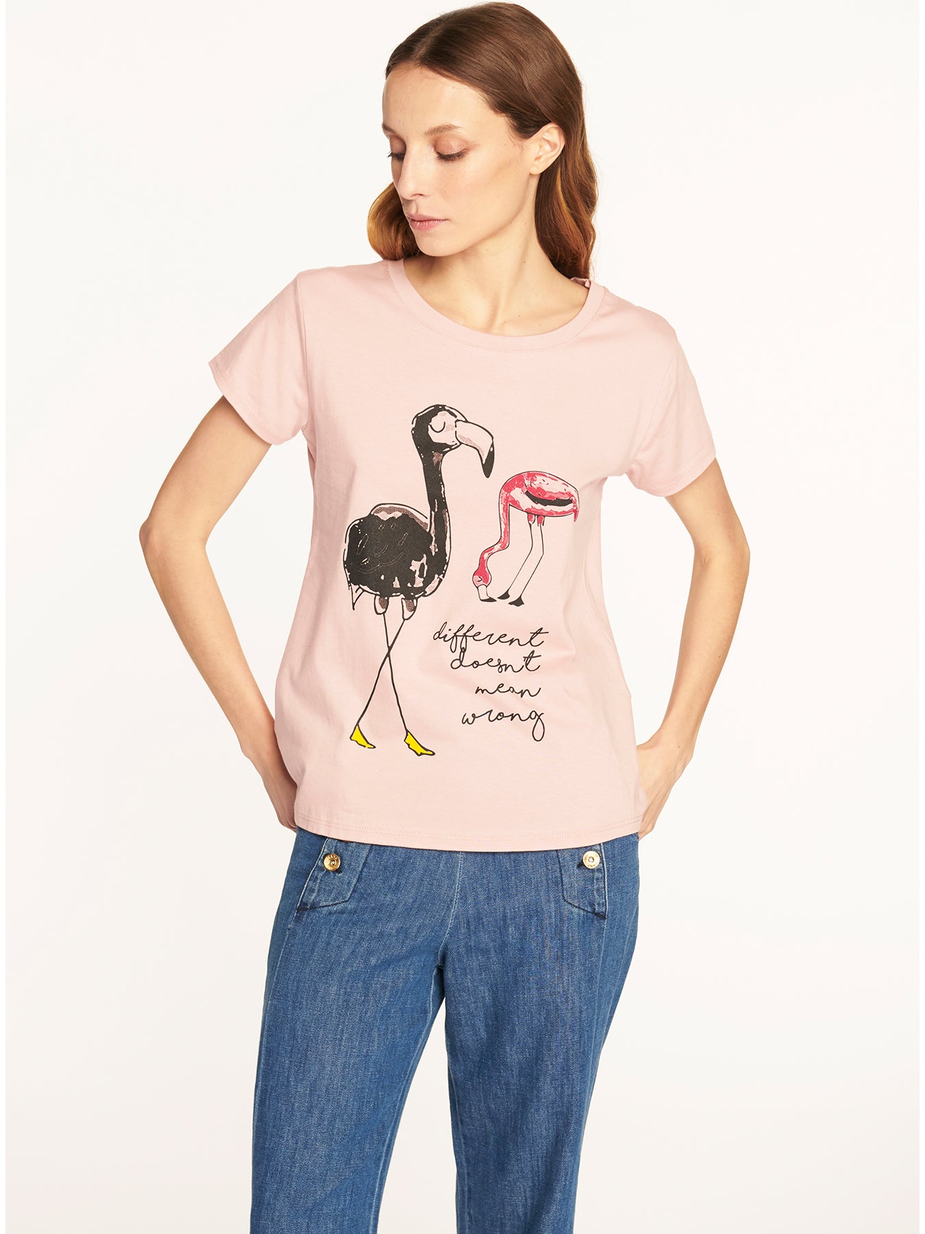 Polera Greta Rosa Leidiró