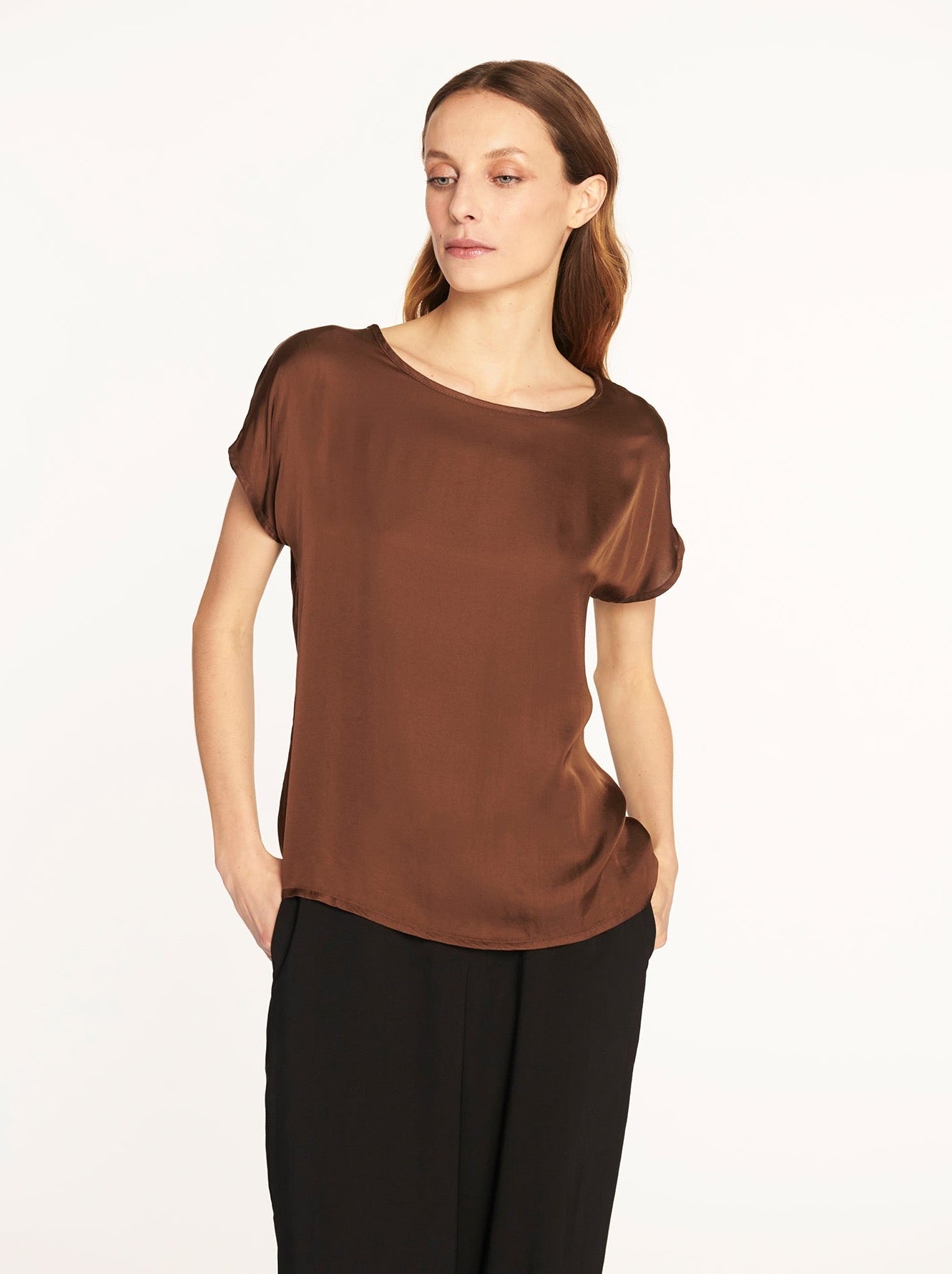 Polera Antonella Cacao Leidiró