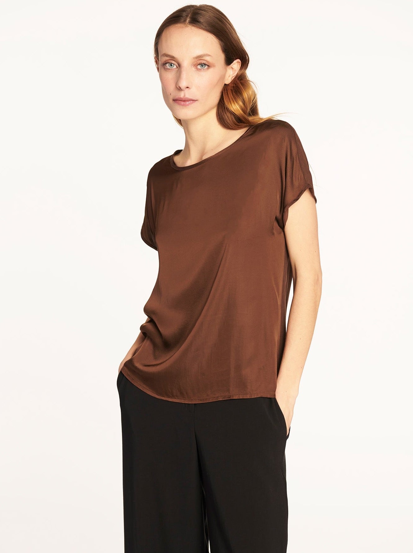 Polera Antonella Cacao Leidiró