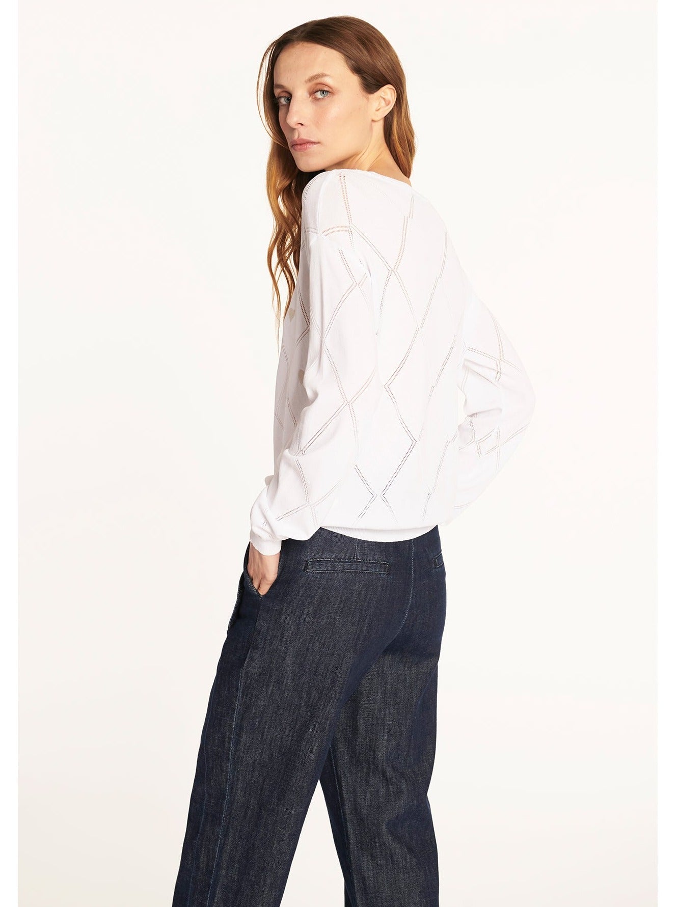 Sweater Lionetta Blanco Leidiró