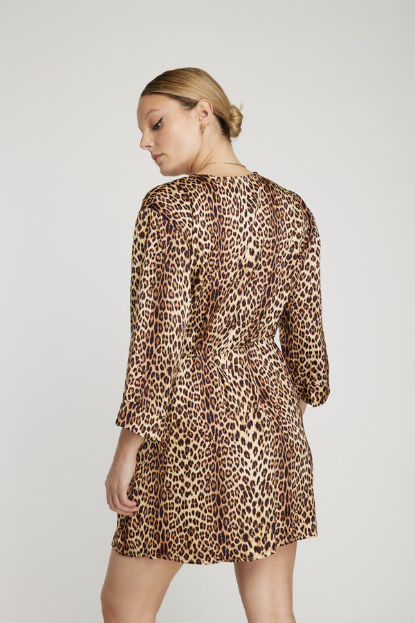 Vestido leopardo Leidiró