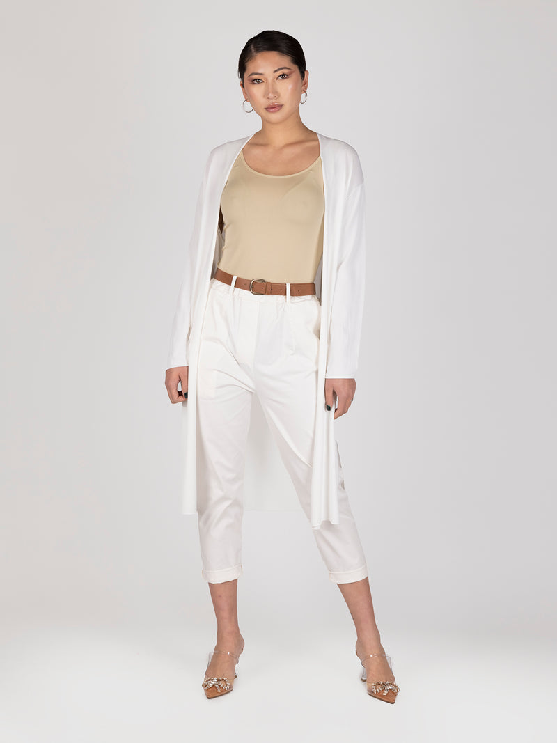 Cardigan Blanco Leidiro